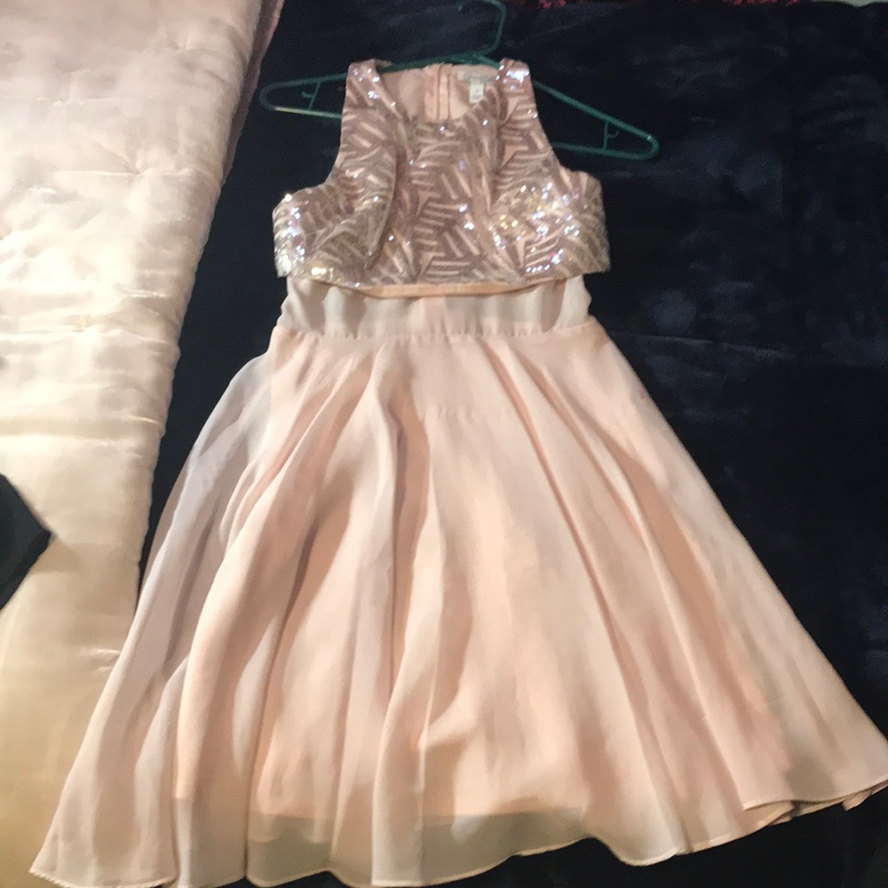 Blush formal dress